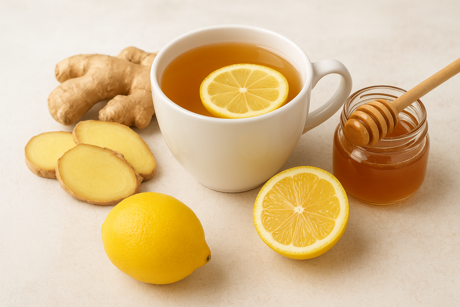 Ginger, Lemon and Manuka Honey: A Warming, Soothing Drink
