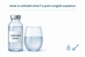 What Is Colloidal Silver? A Plain-English Explainer